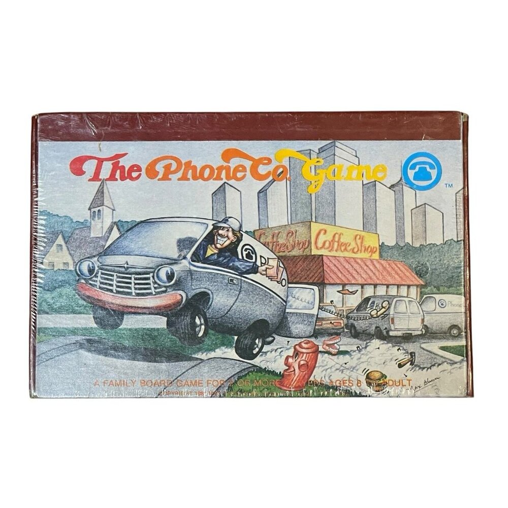 1983 McJay Game Company The Phone Co. Family Board Game NEW SEALED NOS RARE